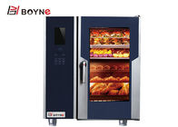 Stainless Steel 10 Trays Steam Combi Oven With Injection LCD Version of updated type