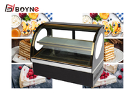 550W Fan Cooling Cake Display Case With Adjustable Toughened Glass Shelves