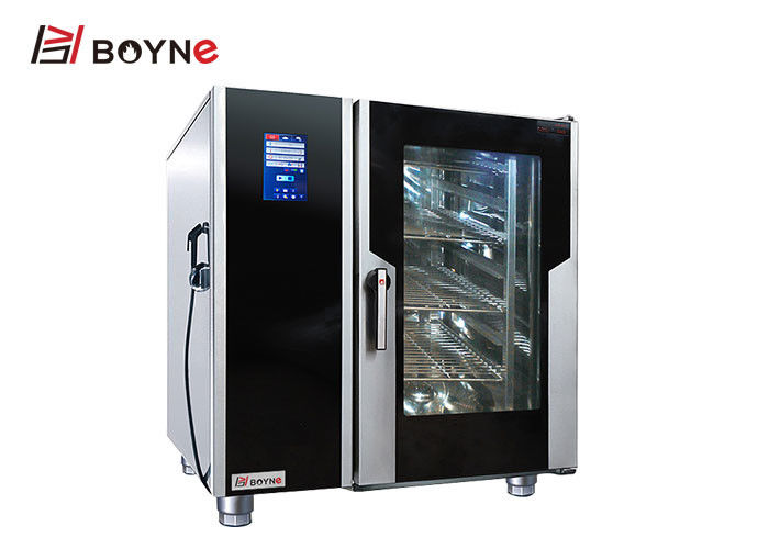 Restaurant Table Top 10 Trays Combi Oven , Industrial Catering Kitchen Equipment With Touch Screen Controller
